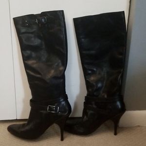 Cole Haan Cassidy Air Boot Tall Black Nike Air Technology sz 9.5